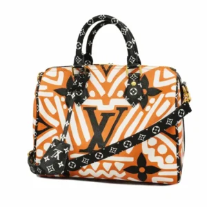 ルイ・ヴィトン LVクラフティ スピーディバンドリエール25 ハンドバッグ PVC オレンジ M56588