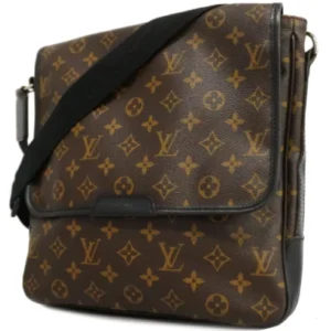 ルイ・ヴィトン モノグラム・マカサー バスMM ショルダーバッグ M56715