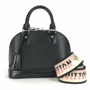 ルイ・ヴィトン エピ アルマBB ハンドバッグ レザー ブラック M40862