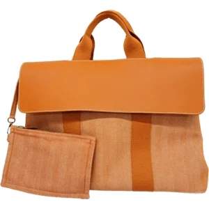 エルメス ヴァルパライソ MM トートバッグ レザー ブラウン K刻印