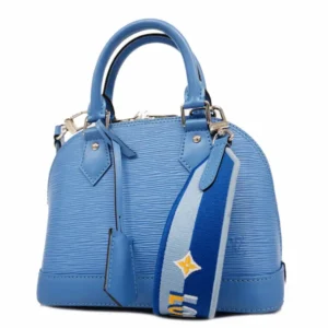 ルイ・ヴィトン エピ アルマBB ハンドバッグ レザー ブルー M57426