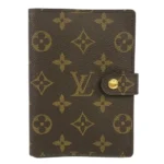 ルイ・ヴィトン モノグラム アジェンダPM 手帳カバー PVC ブラウン R20005