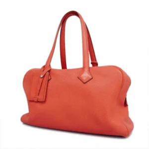 エルメス ヴィクトリア 35 トートバッグ レザー ピンク M刻印