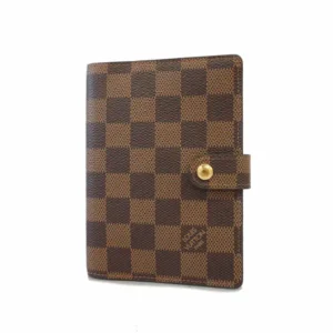 ルイ・ヴィトン ダミエ アジェンダPM 手帳カバー PVC ブラウン R20700