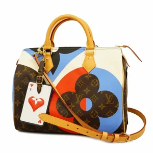 ルイ・ヴィトン ゲームオンモノグラム スピーディバンドリエール30 ハンドバッグ PVC ブラウン×マルチカラー M57451