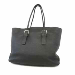 ルイ・ヴィトン カバヴォワヤージュ トートバッグ レザー ブラック M50086