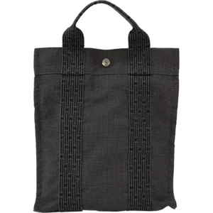 エルメス エールラインアドPM リュックサック キャンバス グレー