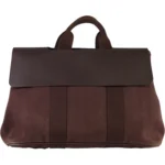 エルメス ヴァルパライソ MM トートバッグ キャンバス×レザー