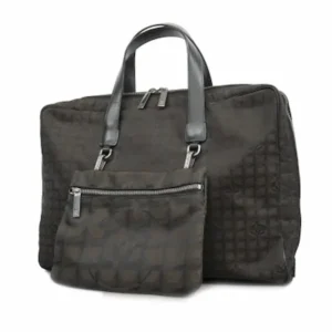 シャネル ニュートラベル ブリーフケース ナイロン ブラウン ポーチ