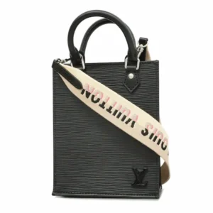 ルイ・ヴィトン エピ プティットサックプラ ハンドバッグ レザー ブラック M81238