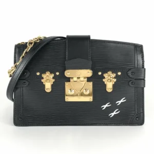 ルイ・ヴィトン エピ プティットマル ショルダーバッグ レザー ブラック M59179