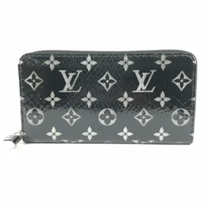 ルイ・ヴィトン モノグラム ジッピーウォレット パイソン ブラック N96955