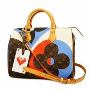 ルイ・ヴィトン ゲームオンモノグラム スピーディバンドリエール30 ハンドバッグ PVC ブラウン×マルチカラー M57451