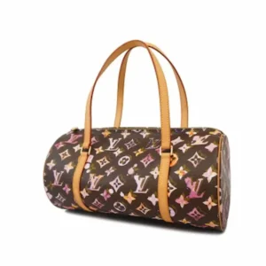 ルイ・ヴィトン モノグラムウォーター パピヨン30 ハンドバッグ PVC ブラウン×マルチカラー M95753