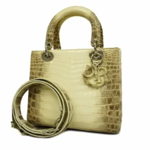 ディオール レディディオール ハンドバッグ クロコダイル ホワイト