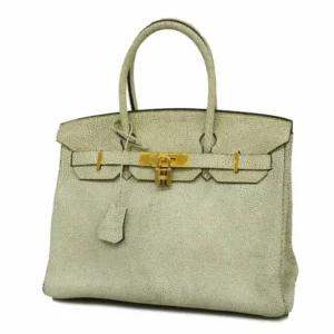 エルメス バーキン30 ブッフルスキッパー ゴールド金具 F刻印