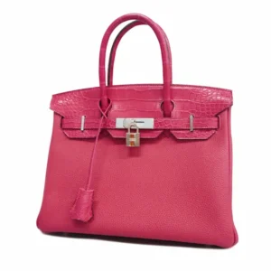 エルメス バーキン30 タッチ アリゲーターマット×トゴ シルバー金具 Z刻印