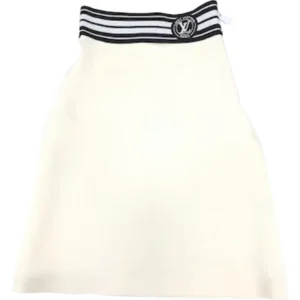 ルイ・ヴィトン スカート オフホワイト×ブラック