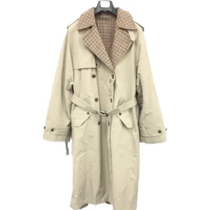 バレンシアガ コート ベージュ×ブラウン サイズ3