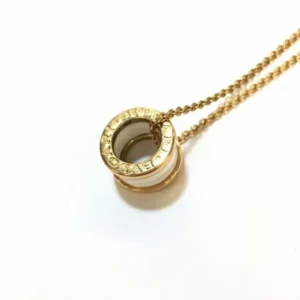 ブルガリ　ビーゼロワン　ネックレス　ネックレストップ　イエローゴールド