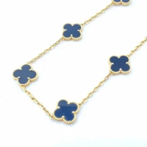 ヴァンクリーフ&アーペル ネックレス ヴィンテージ アルハンブラ ラピスラズリ