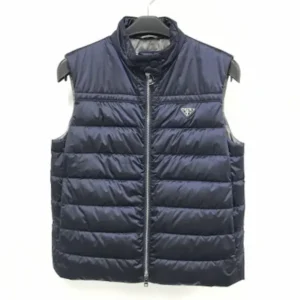 プラダ ダウンベスト ネイビー