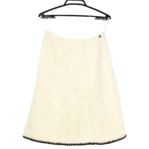 シャネル スカート オフホワイト