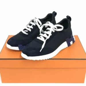 エルメス バウンシング スニーカー ネイビー