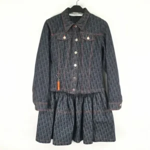 クリスチャン・ディオール セットアップ ネイビー ジャケット・スカート2点セット