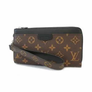 ルイ・ヴィトン モノグラムマカサー ジッピードラゴンヌ 財布 PVC ブラウン M69407
