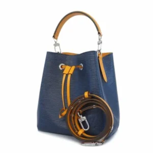 ルイ・ヴィトン エピ ネオノエBB ハンドバッグ レザー ネイビー×オレンジ M53610