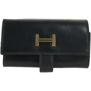 エルメス ベアン キーケース レザー ブラック