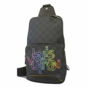 ルイ・ヴィトン ダミエグラフィット アヴェニュースリングバッグ ショルダーバッグ PVC ブラック N40273