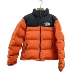 グッチ ダウン オレンジ×ブラック