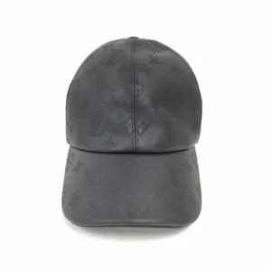 ルイ・ヴィトン キャップ・モノグラム シャドー ベースボールキャップ ブラック M76985