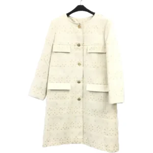 シャネル コート ライトベージュ