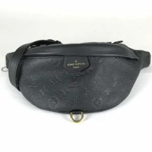 ルイ・ヴィトン モノグラムアンプラント バムバッグ ボディバッグ レザー ブラック M44812