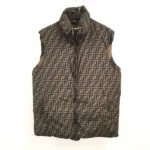 フェンディ ダウンベスト カーキ×ブラック サイズ48の参考買取価格