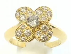 ヴァンクリーフ&アーペル ヴィンテージアルハンブラ リング