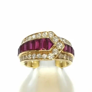 ヴァンクリーフ&アーペル リング ルビー ダイヤ