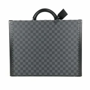 ルイ・ヴィトン ダミエグラフィット プレジデントクラソール スーツケーストランク PVC ブラック N48190