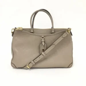 ルイ・ヴィトン モノグラムアンプラント トリアノンMM トートバッグ レザー ベージュ M46504