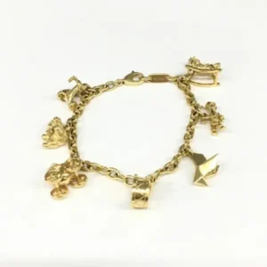 カルティエ 7モチーフ ブレスレット イエローゴールド