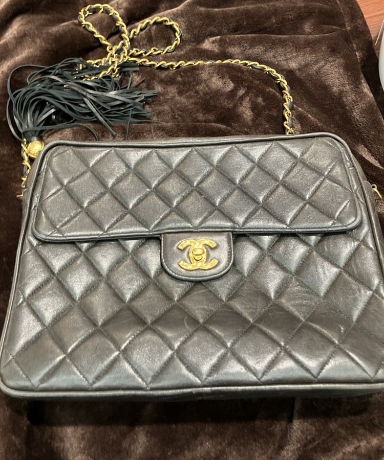 シャネル デカマトラッセ チェーンショルダーバッグ