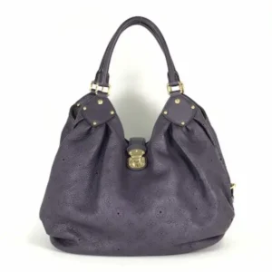 ルイ・ヴィトン マヒナ ネオ L ショルダーバッグ レザー パープル RC5111