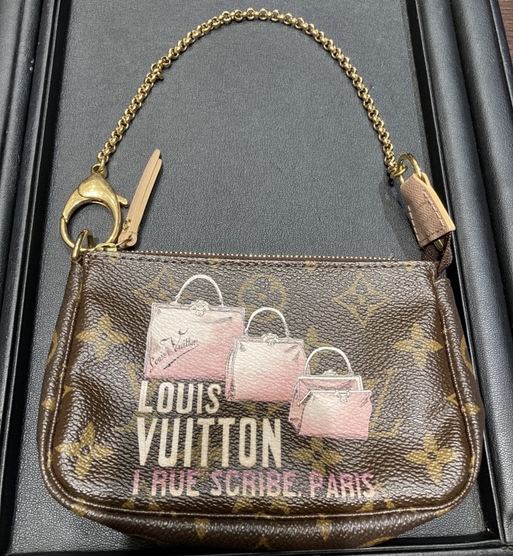 ルイ・ヴィトン モノグラム ミニ バッグプリント アクセサリーポーチ