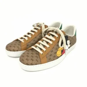 グッチ×ディズニー レザー スニーカー