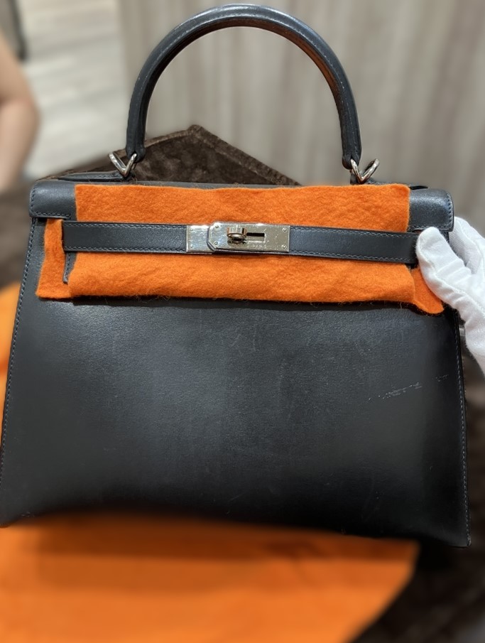 エルメス ケリー28 ボックスカーフ