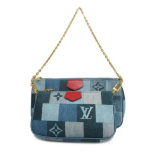 ルイ・ヴィトン モノグラムデニムパッチワーク ミュルティポシェットアクセソワール M44990