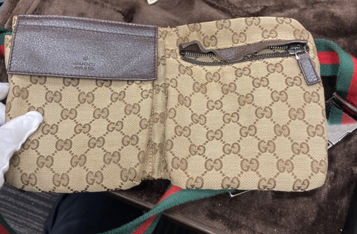グッチ GGキャンバス ウエストポーチ